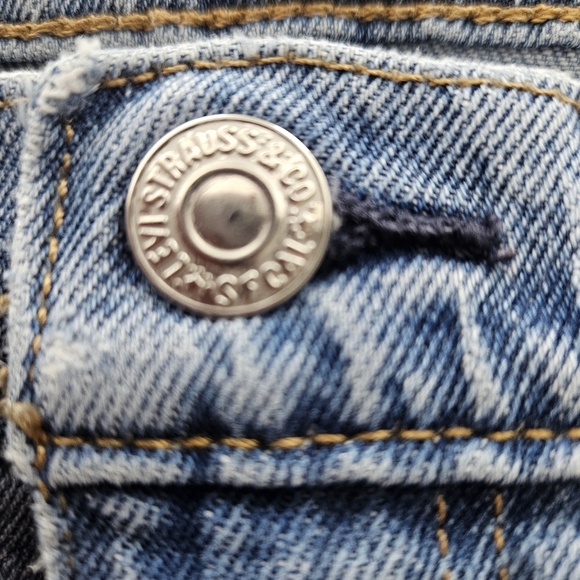 Levis Premium Denim Skinny Straight Leg Jeans Tag Size 34x30 (Actual 32x27.5) - Picture 8 of 13